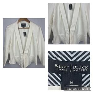 White House Black Market Blazer size..16 NEW READ DESC
